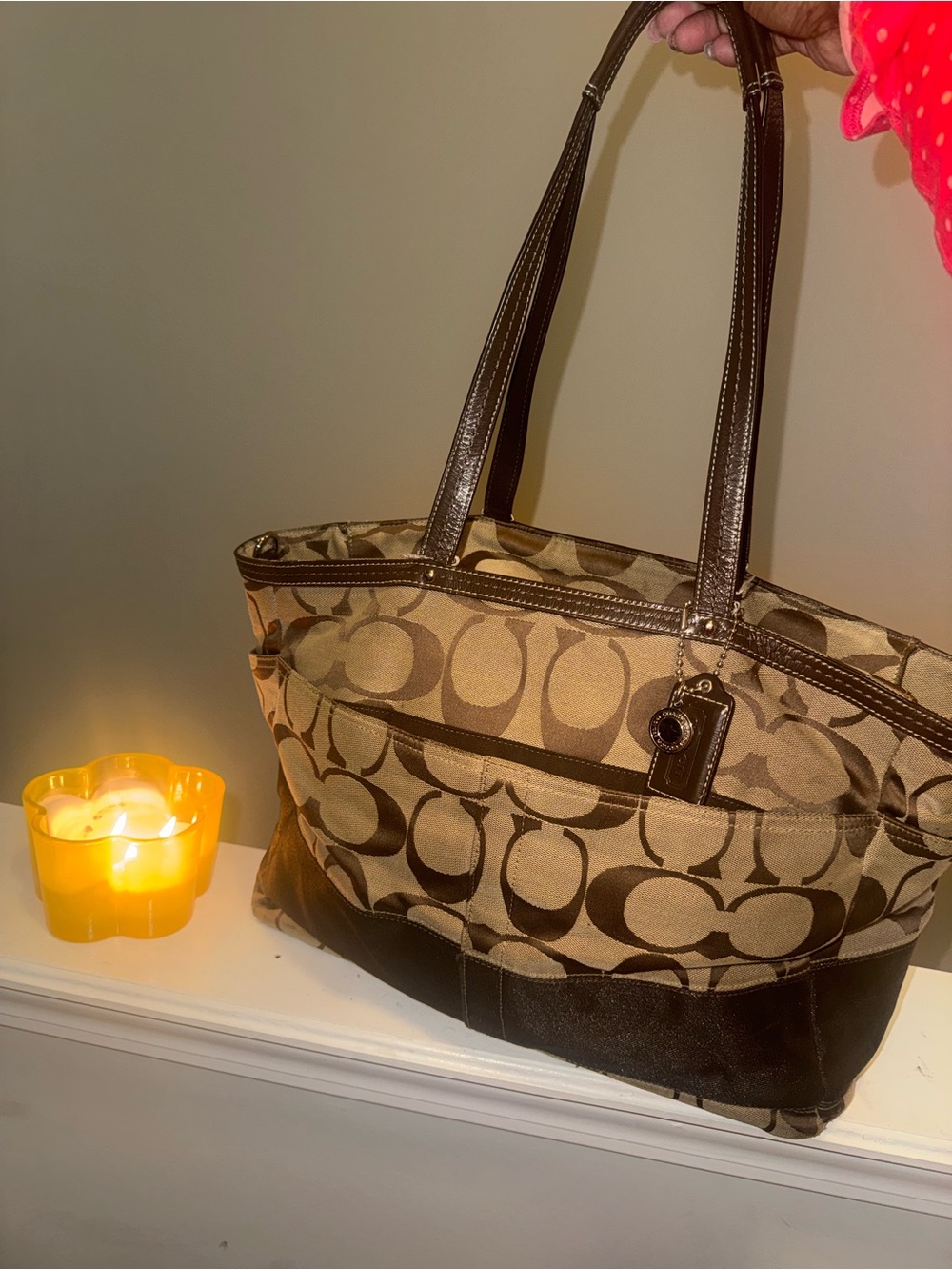 Coach 2009 XL Canvas Multi/Diaper Tote